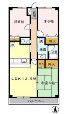 グランシャリオの物件間取画像